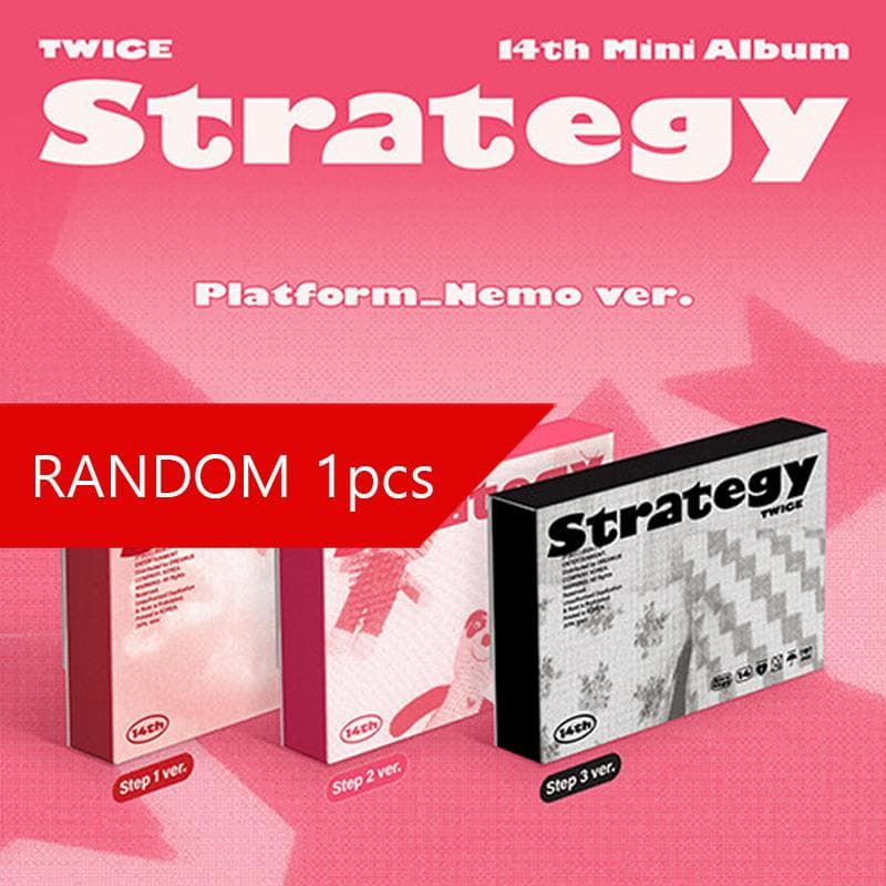 TWICE - 14th Mini Album STRATEGY (Platform Nemo ver.) RANDOM 1PCS