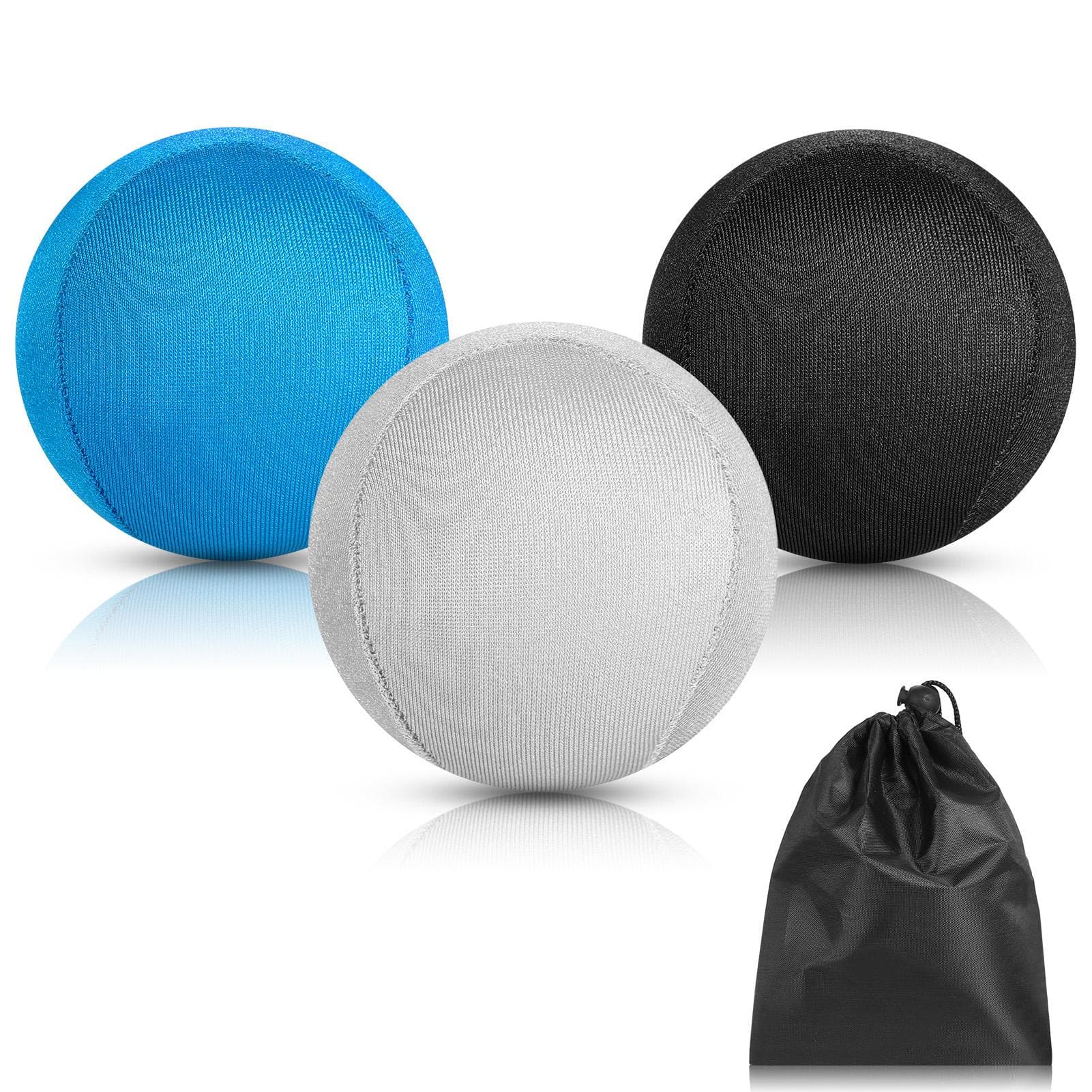 3pcs Hand Trainer Balls Finger Trainer Ball for Stress Relief Strength Training 3pcs