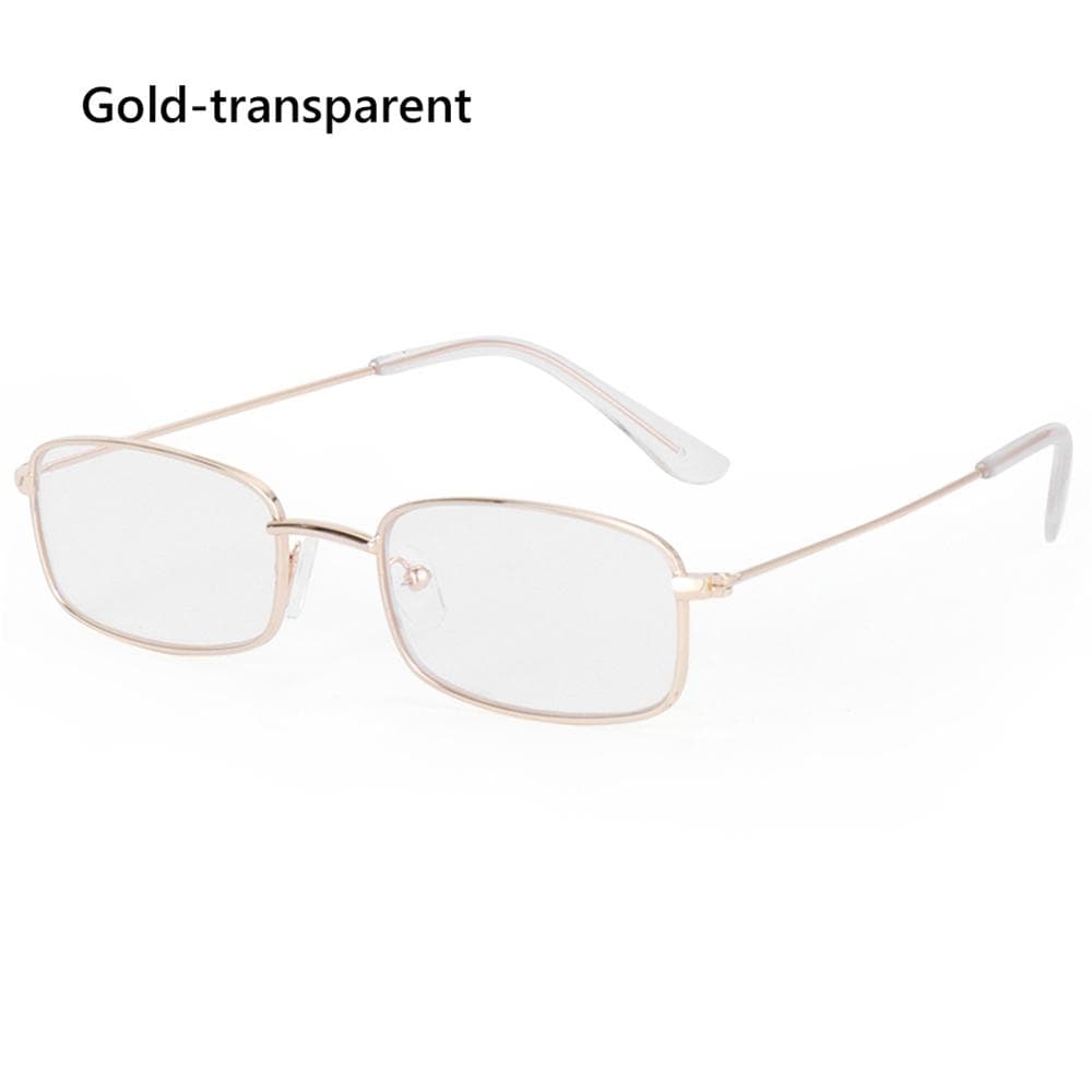 Retro Small Rectangle Women Sunglasses Candy Color Metal Frame UV400 Protection Fashion Eyewear Classic Shades