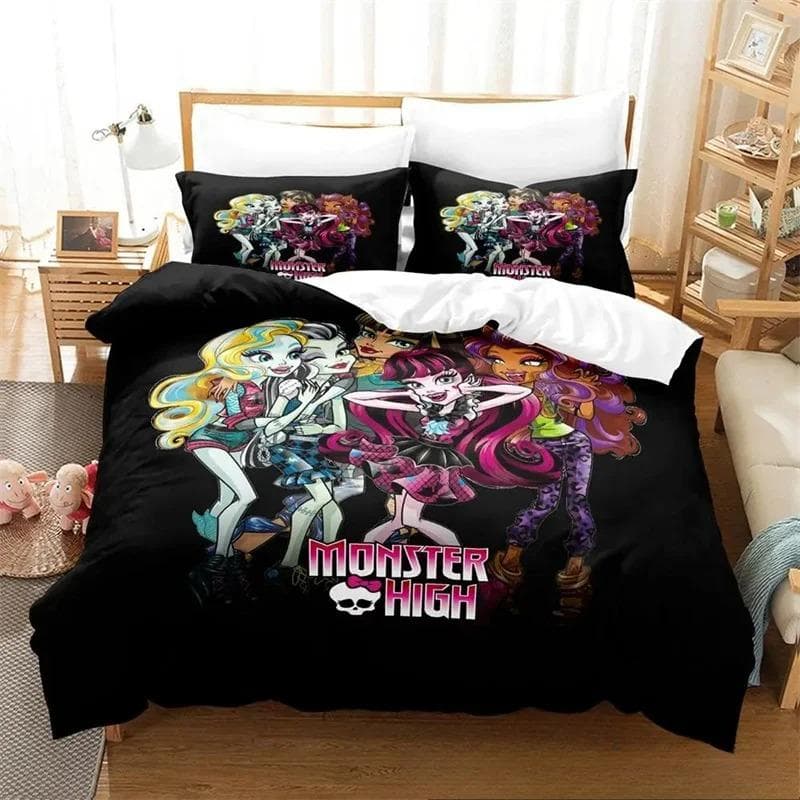 Personelity Monster Cartoon High Bedding Sets exquisite bed supplies set duvet cover bed comforter set luxury birthday gift 70x133cm 2pcs