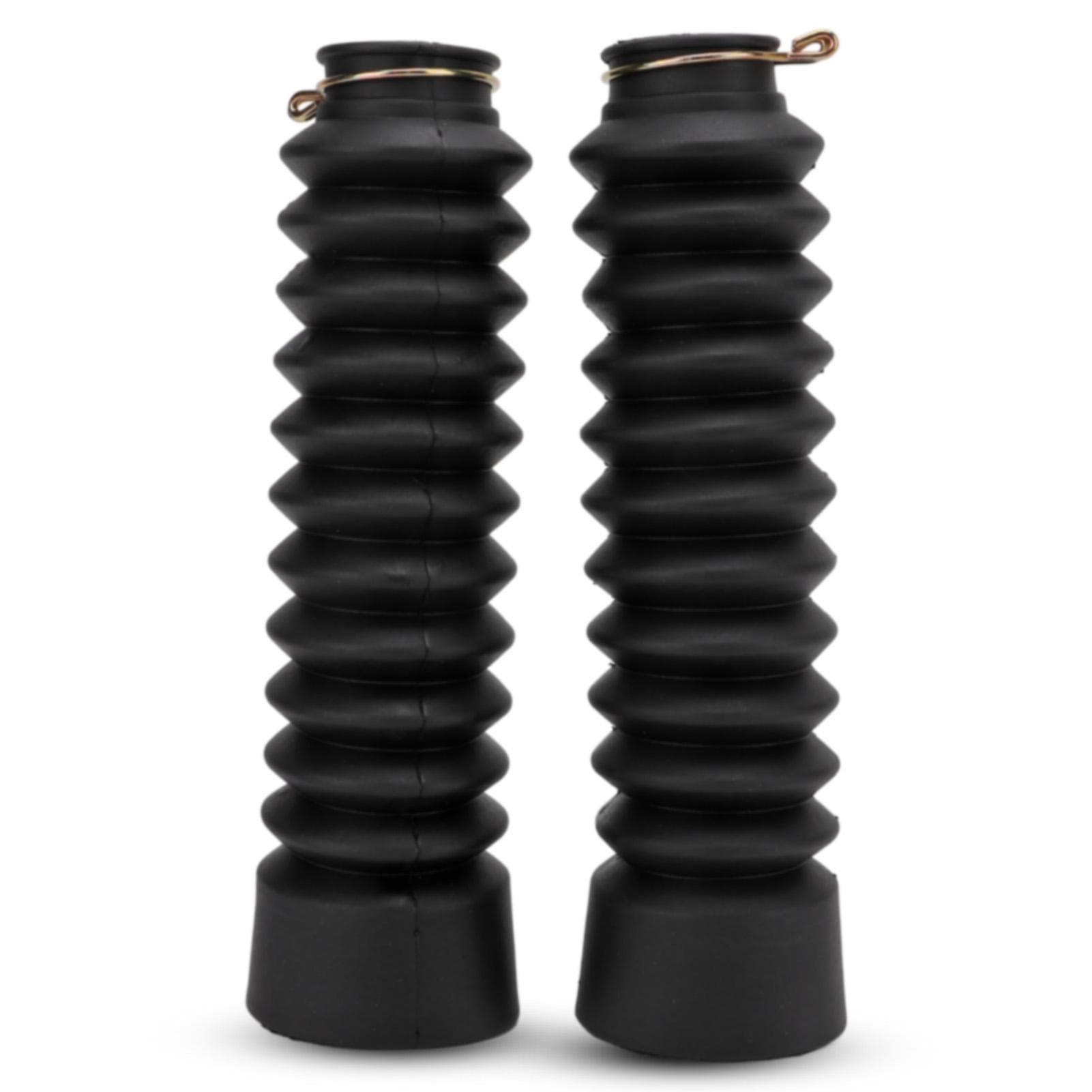 Pair Motorcycle Front Fork Boots Gaiters Shock Absorber Dust Cover Protector for CG125 125CC