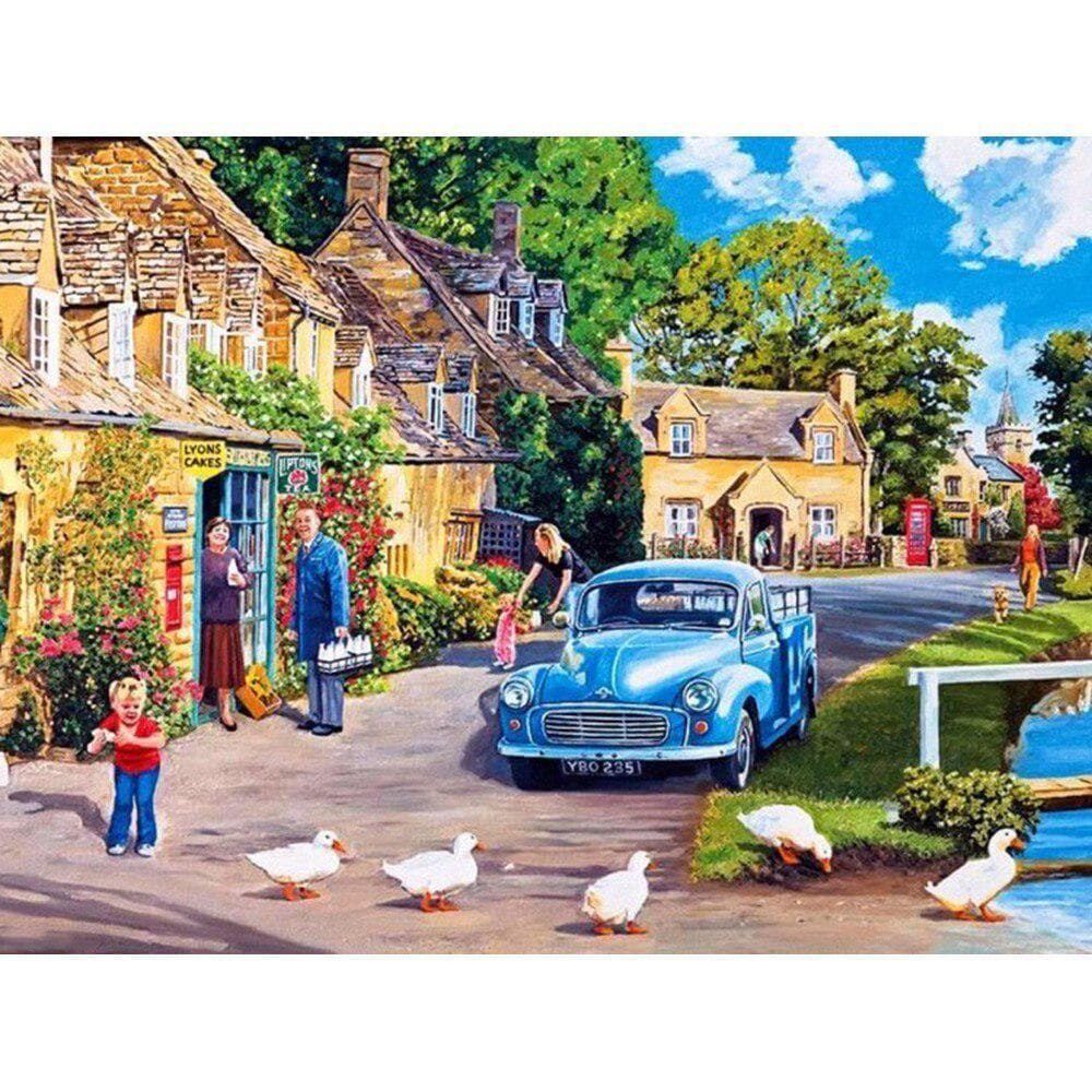 Diamond Painting Car duck Full Round Drill 3D Mosaic Cross Stitch Diamond Embroidery 20X30CM