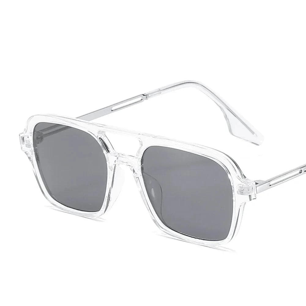 Vintage Double Bridges Sunglasses Women Fashion UV400 Sun Glasses Female Oculos de Sol Feminino Retro Shades As Picture
