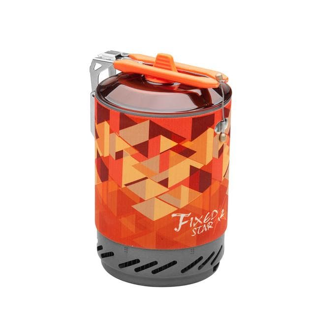 Fire Maple X2 Outdoor Gas Stove Burner Tourist Portable Cooking System With Heat Exchanger Pot FMS-X2 Camping Hiking Gas Cooker orange