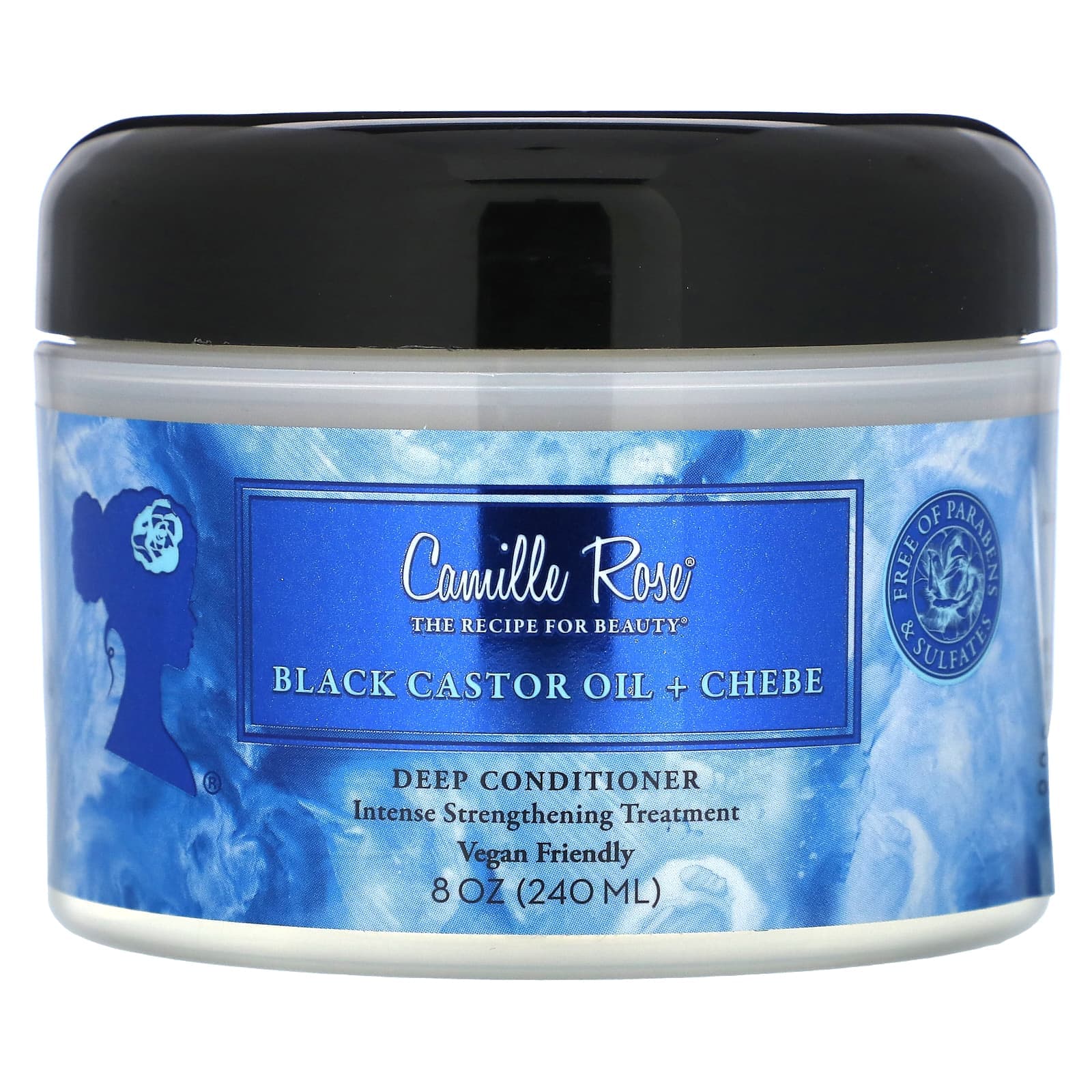 Camille Rose, Black Castor Oil + Chebe, Deep Conditioner, 240ml (8oz)