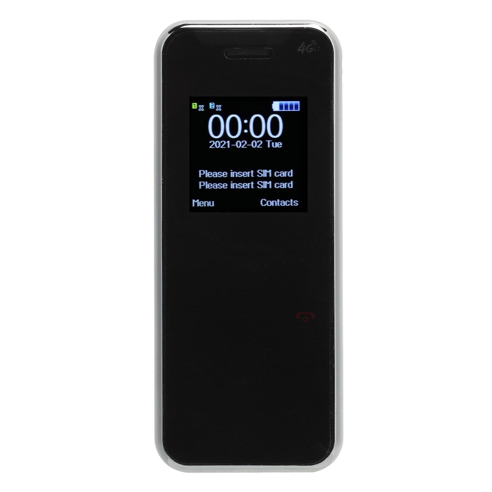 Portable Mobile Phone 32MB+32MB Dual Card Dual Standby Mini Cell Phone for Children(Dark Blue ) dark blue