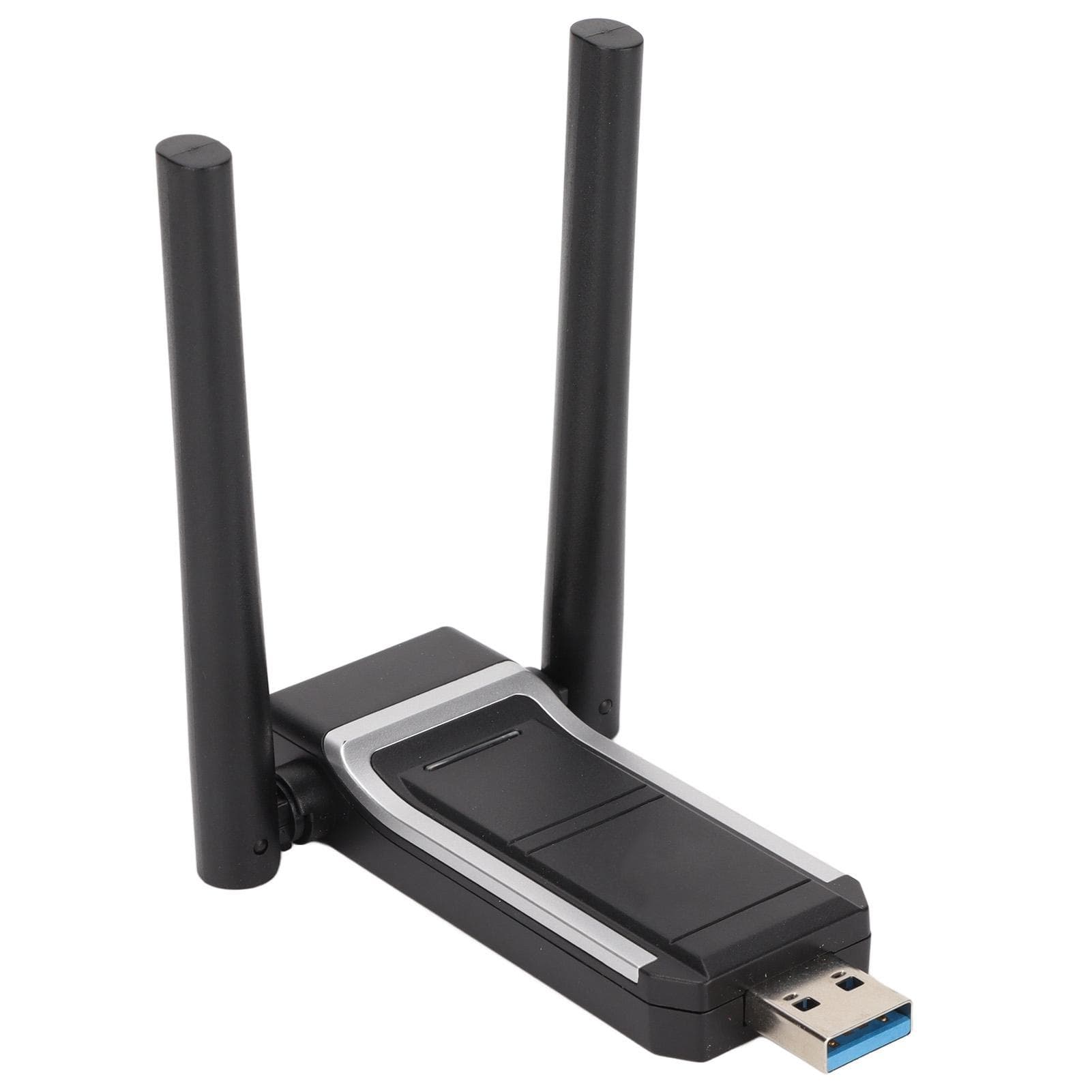 Wifi 6 Adapter 2.4G 573.5Mbps 5G 1201Mbps Dual Band WiFi 6 USB3.0 Wireless Network Card High Speed