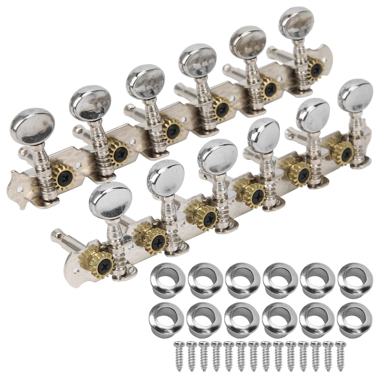 Guitar Tuning Key 12 String Metal Machine Head Open Tuners Peg Musical Instrument Parts