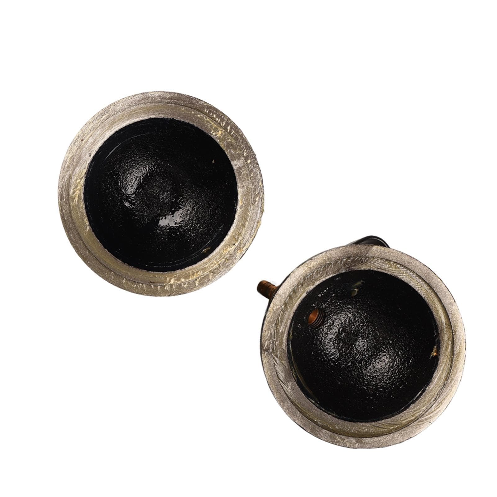 Magdeburg Hemispheres Experiment Instrument Cast Iron Physical Laboratory Teaching Apparatus