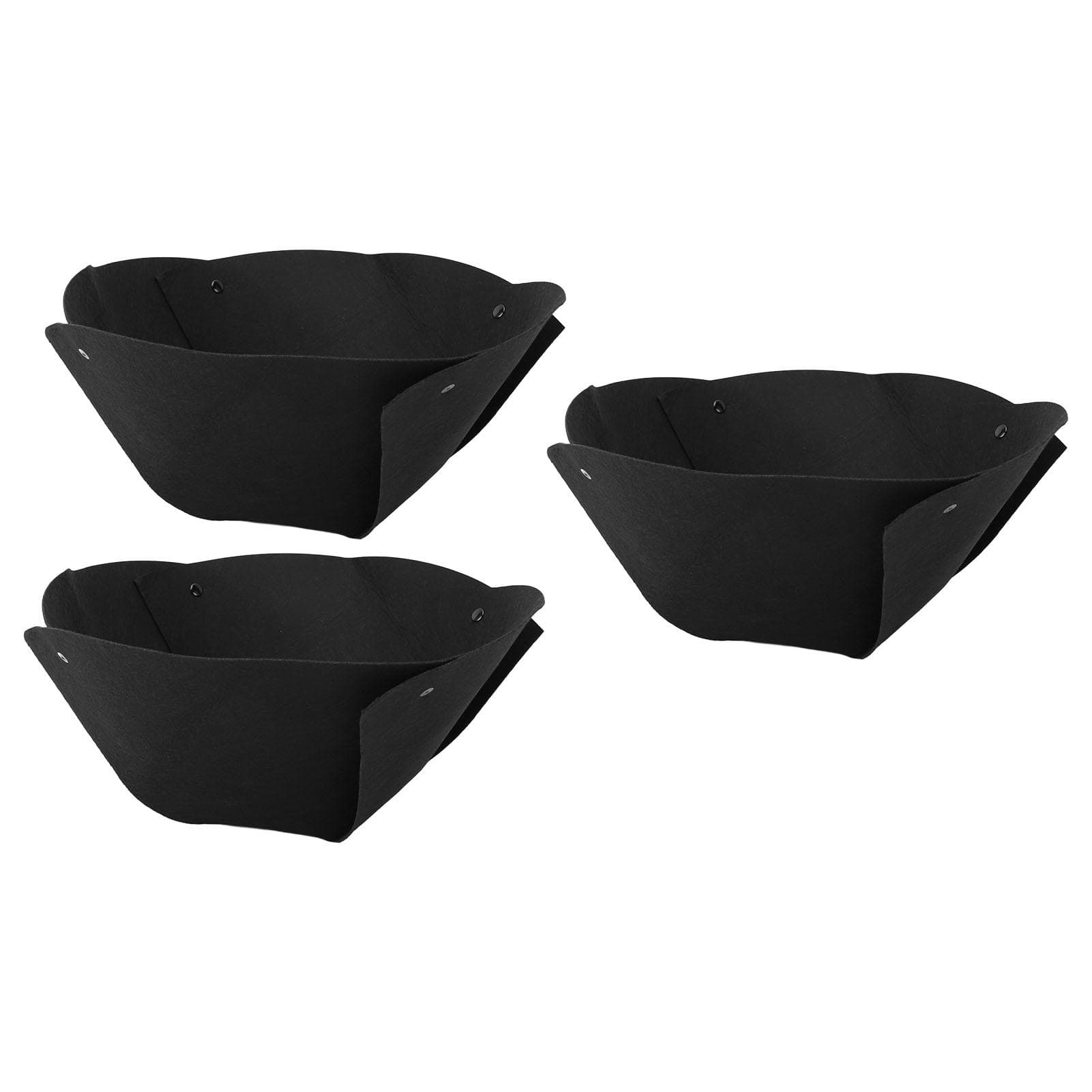 3pcs Half Round Planter Liner Half Circle Flower Pot Liner Insert Wall Basket Liner Replacement for 35.56cm/14in