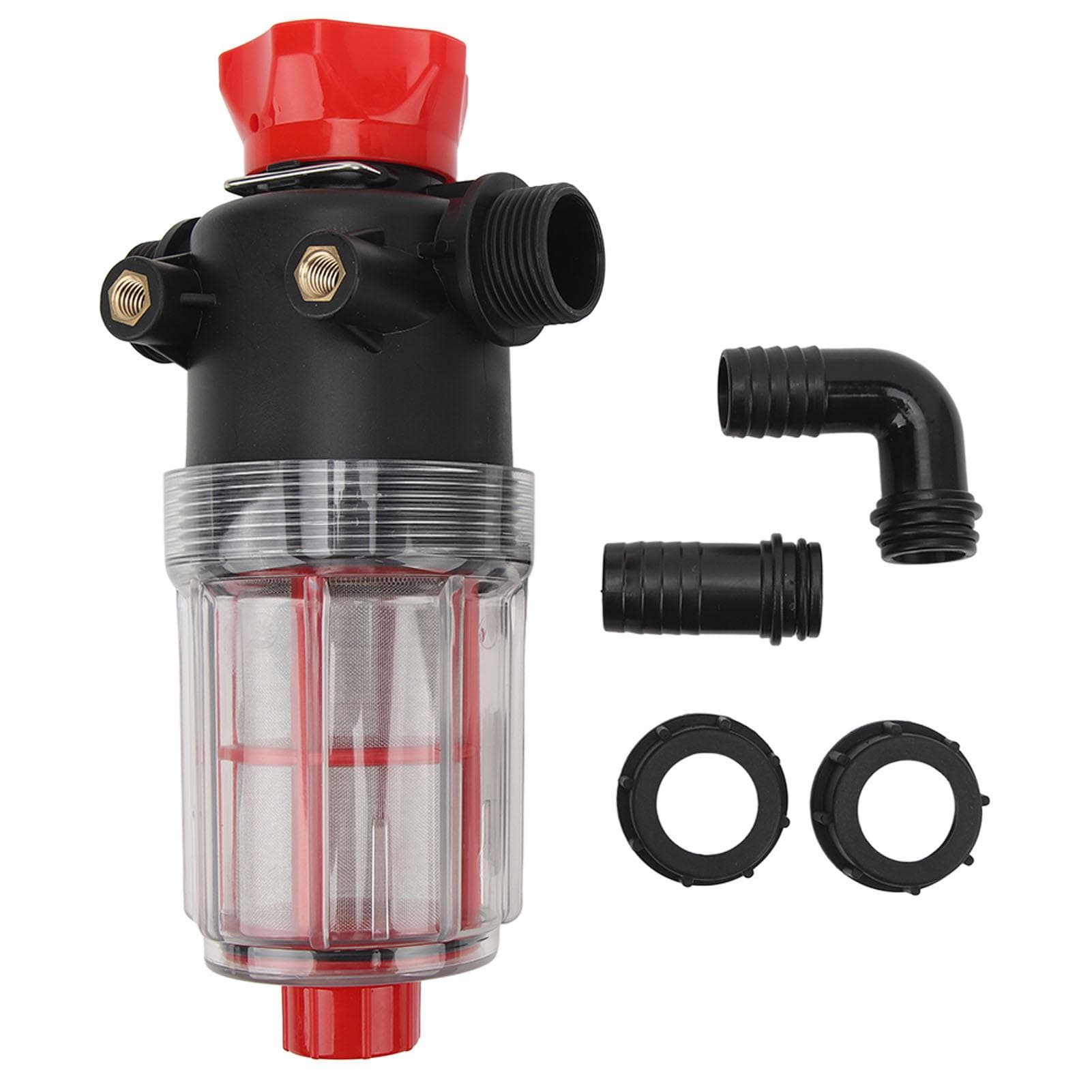 Water Pump Strainer Filter with 60 Mesh Stainless Steel Filter Screen High Flow Pipeline Filter