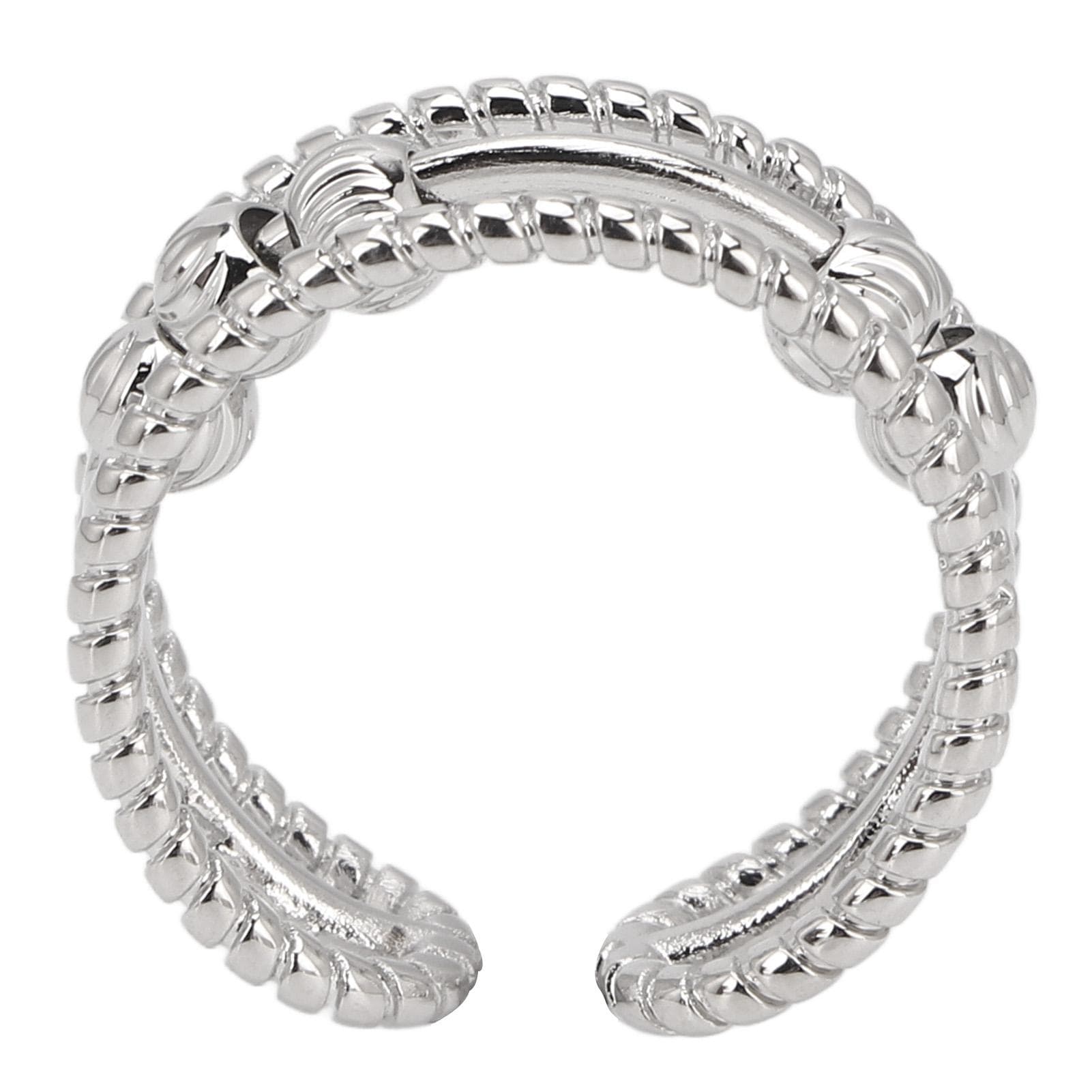 Bead Stress Relief Ring Men Women Adjustable Exquisite Fashionable Anxiety Relieving Ring for Party
