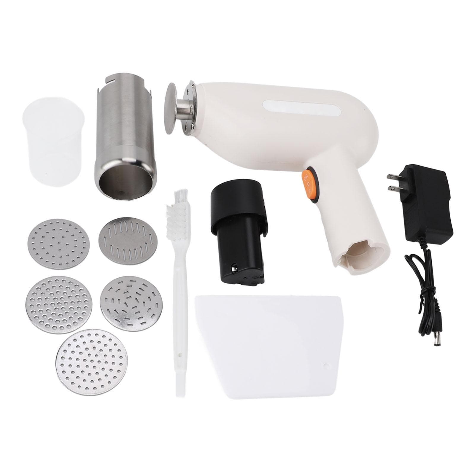 Handheld Electric Pasta Maker 40W Automatic Portable Electric Noodle Making Machine with 5 Noodle L