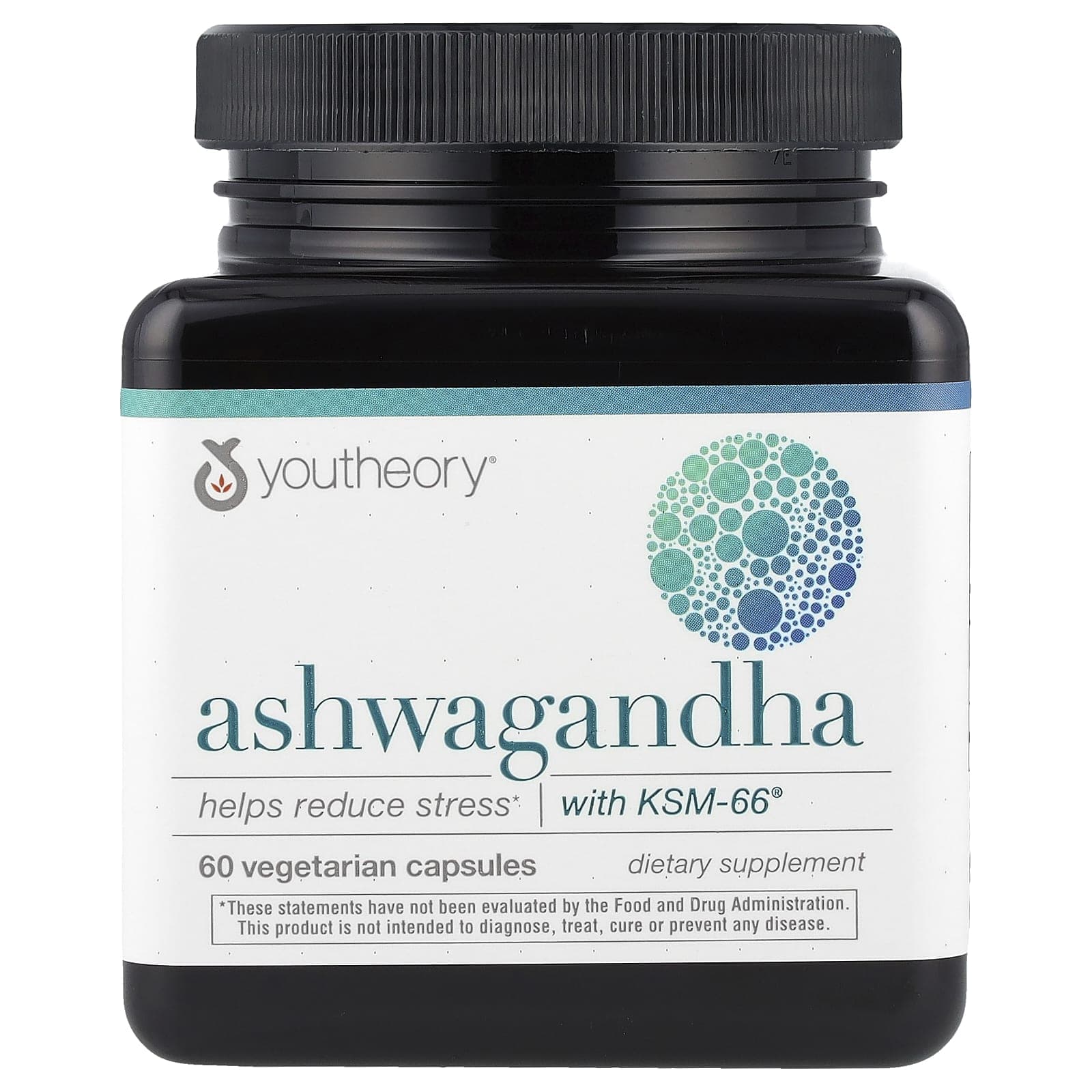 Youtheory, Ashwagandha, 500 mg, 60 Veggie Capsules