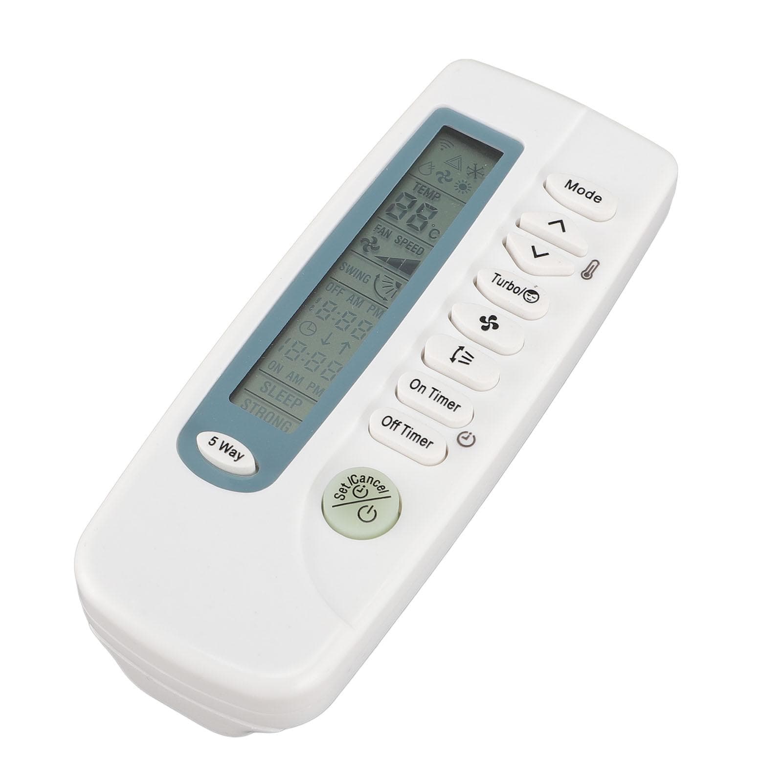 Replacement Air Conditioner Remote Control for ARC‑410 ARC‑460 ARC‑461 Battery Powered