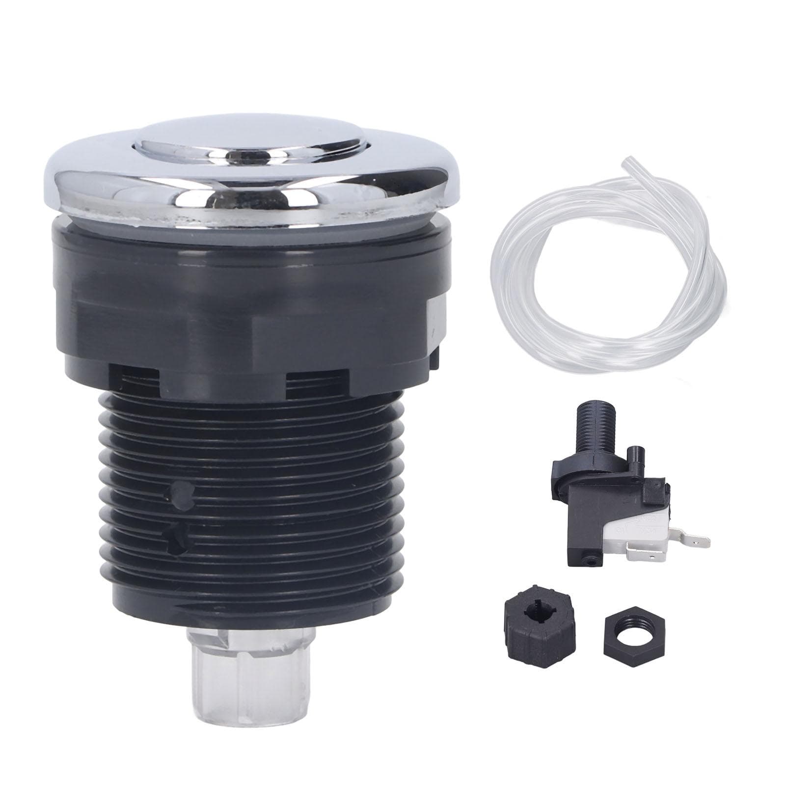 Garbage Disposal Air Switch Stainless Steel Head Flexible Spa Bathtub Air Switch 125?250V 34 Button