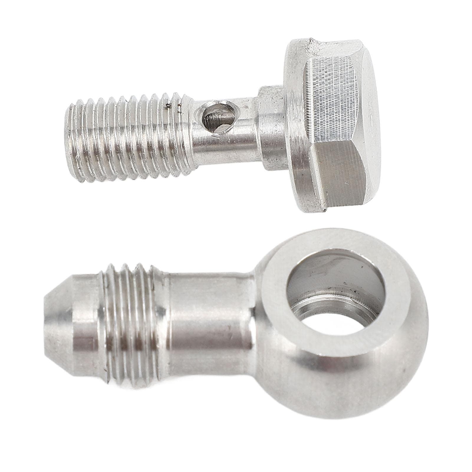 M8x1.0 to AN4 Banjo Bolt with Washers Stainless Steel High Load Capacity for Various Plumbing