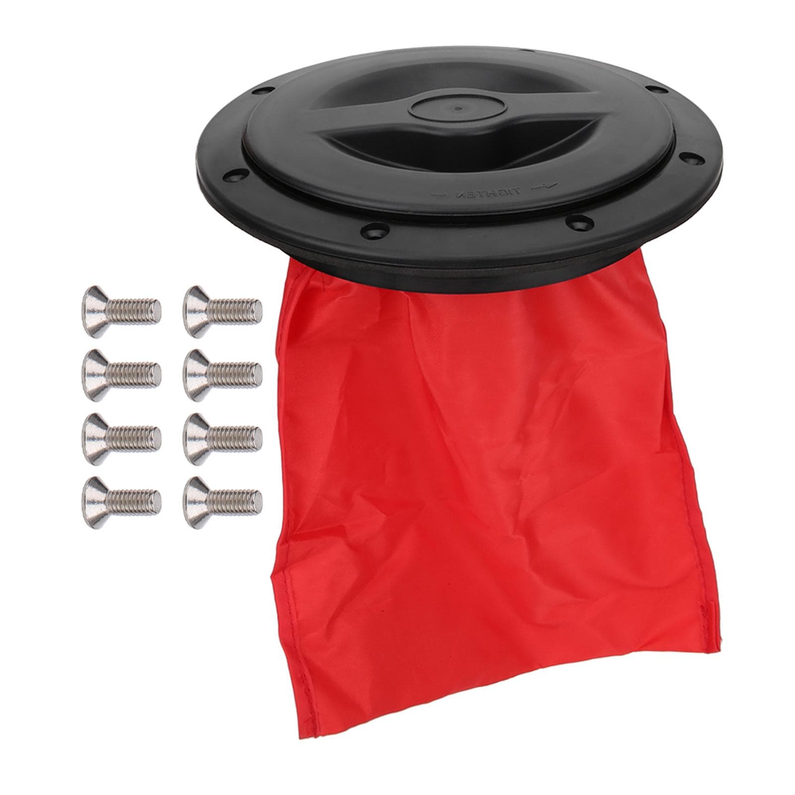 Boat Sealing Hatch Cover Round Circular Type Lid Waterproof Kayak Accessories W/Storage Bag6in 6 Inch