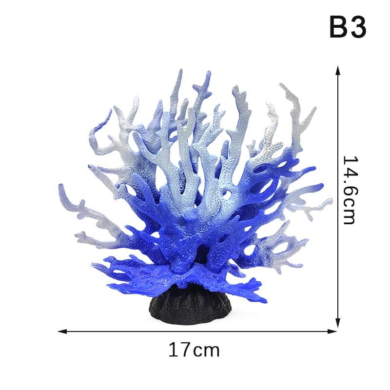 Undersea Artificial Fake Coral Water Plants Landscape Fish Tank Simulation Fake Coral Aquarium Decoration Family Micro Ornaments