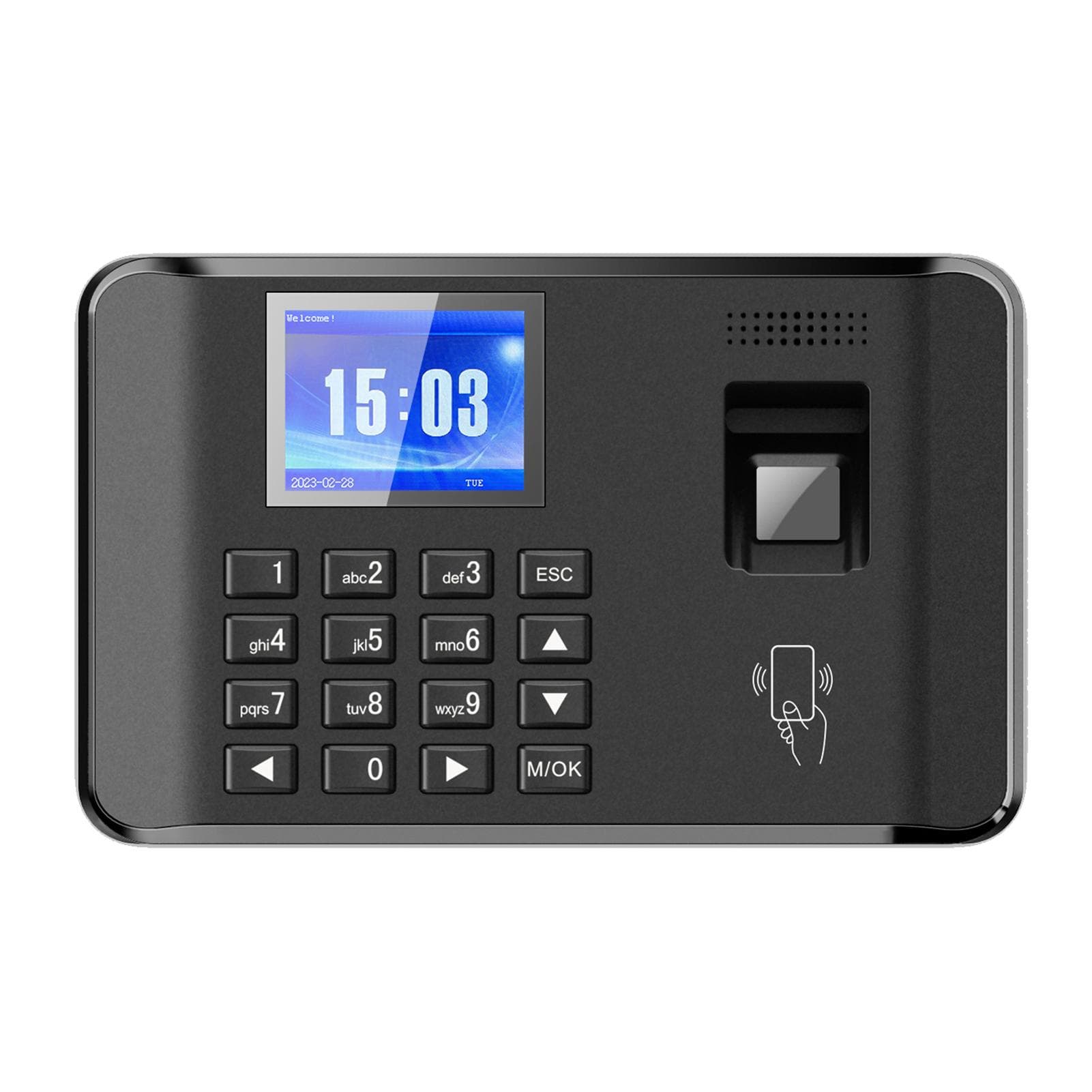 Intelligent Biometric Fingerprint Password Attendance Machine Time Clock Employee Checking-in US-3