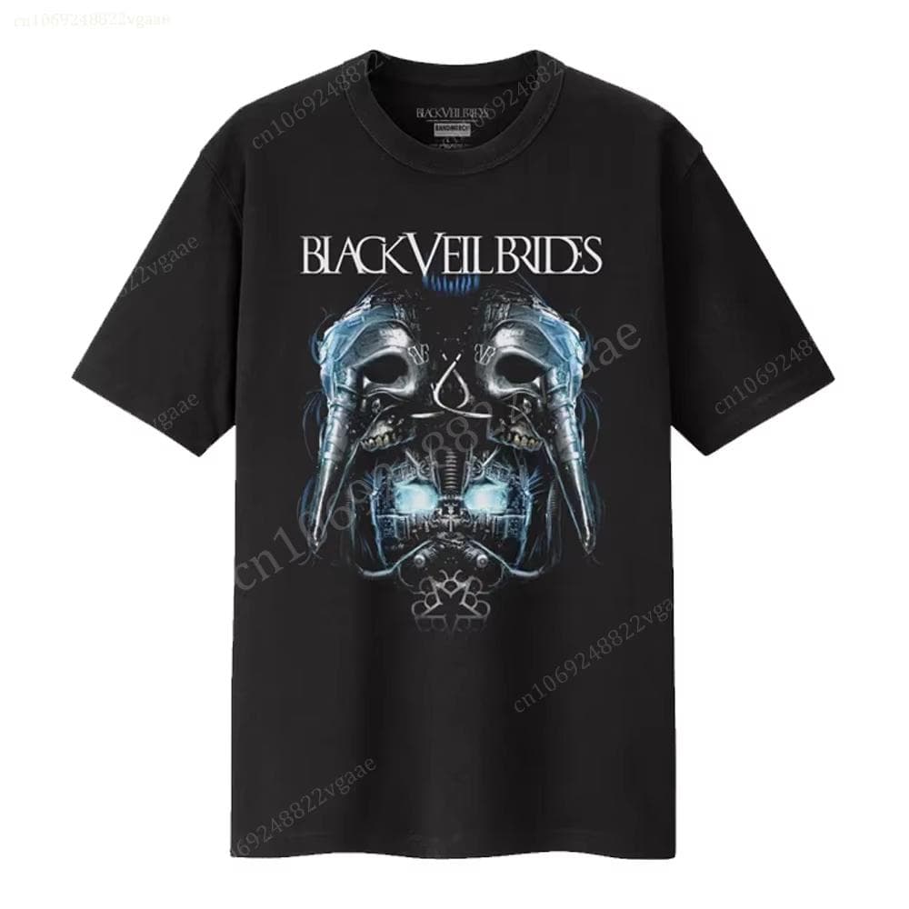 Summer Black Veil Brides T Shirt Men Cotton Women Vintage Short Sleeve Kids Tee Shirt Oversized Tops XXL