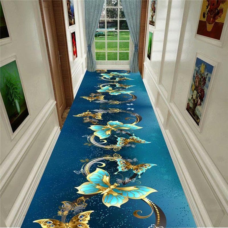 Modern Luxury Long Corridor Carpets Hallway Decoration Home Carpets for Living Room Large Bedroom Floor Mats Carpet Runner Customized size