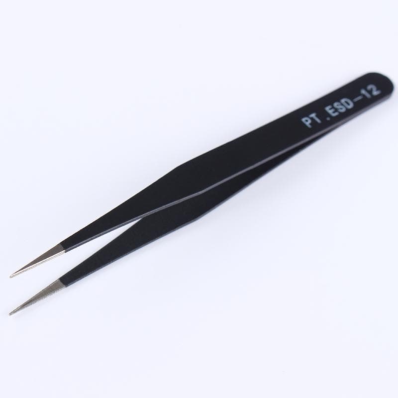 1Pcs Elbow Tweezers Jewelry Accessories Precision Beauty Stainless Steel Tweezers Tools
