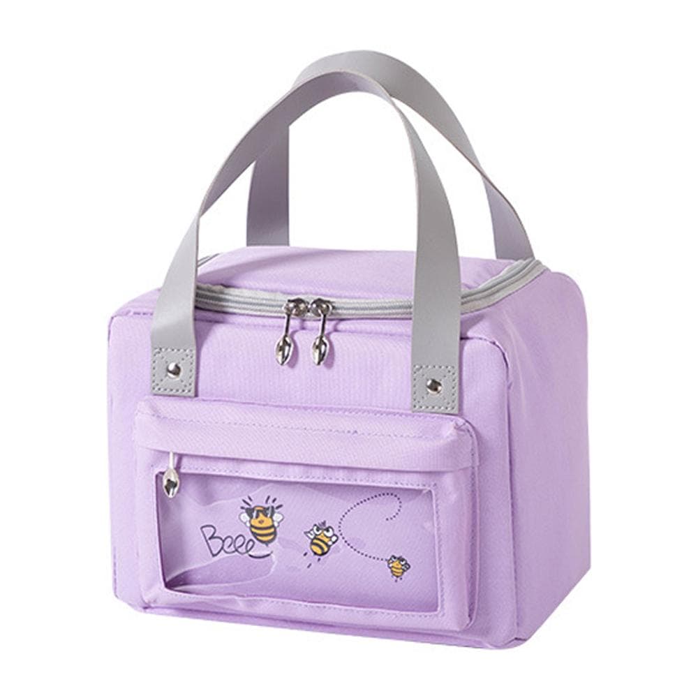 Insulated Lunch Bag Reusable Large Cute Lunch Bags Waterproof for Women Men Boys Girls Adult Teens purple