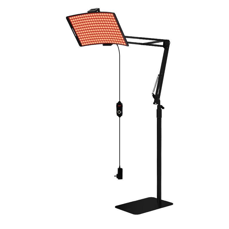 LED Infrared Light Row Light, Beauty and Skin Integrated Row Light, Whole Body Care Floor Telescopic Beauty Light black