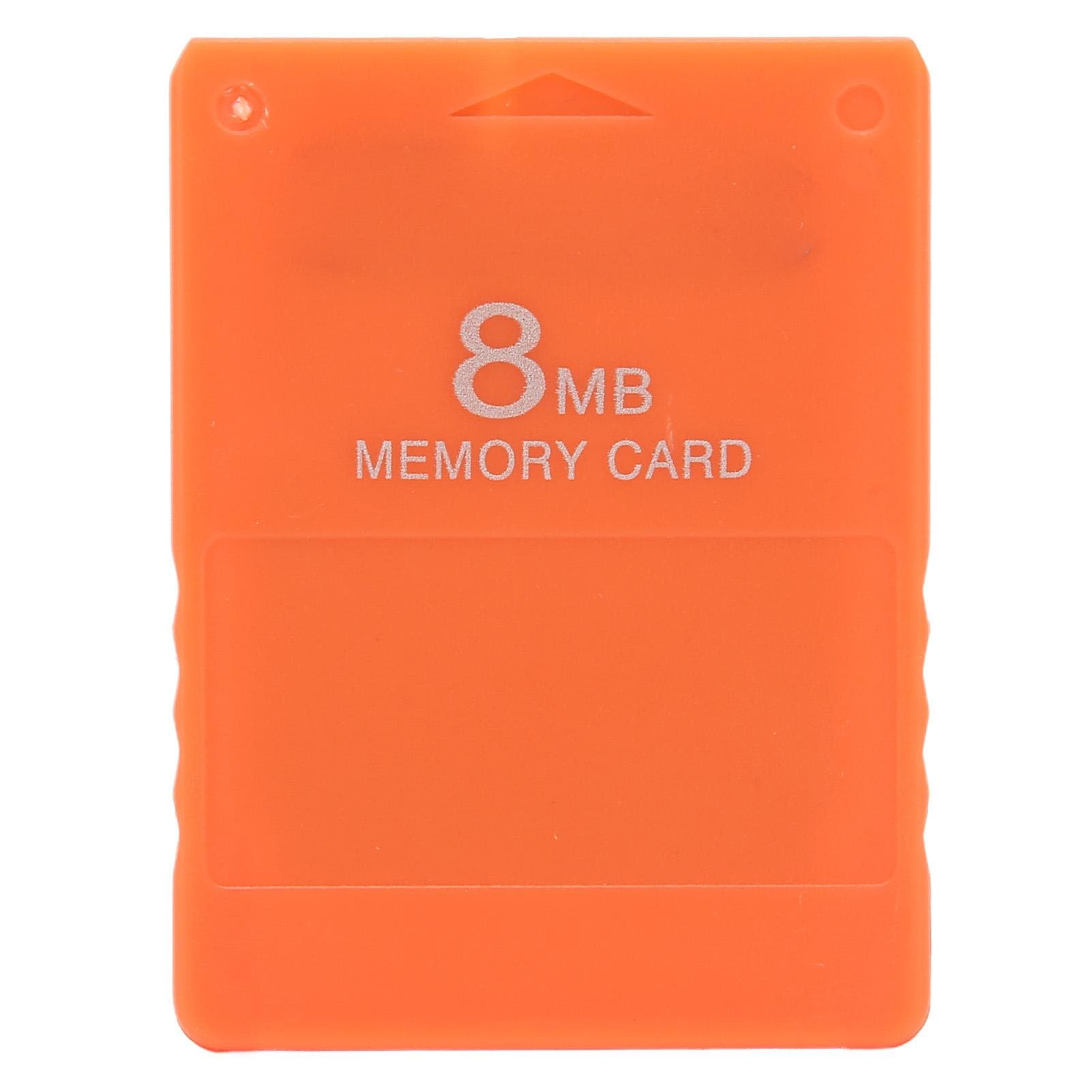 For PS2 8MB Memory Card Plug and Play FMCB1.966 High Speed Game Memory Card AccessoriesOrange orange