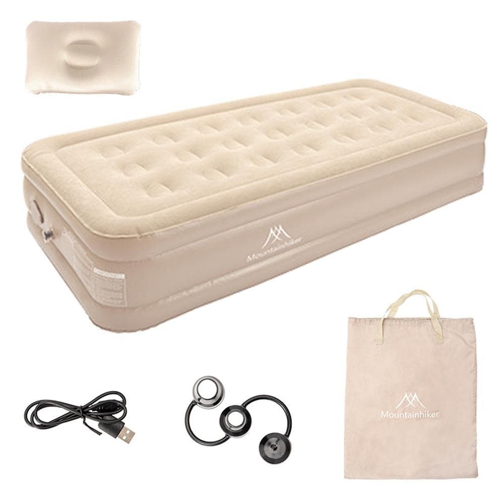 Outdoor Camping Picnic Inflation Bed Self-driving Travel Portable Soft Inflation Mattress High S