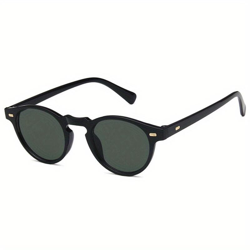 Retro Round Sunglasses Fashion Rice Nail Box Sunglasses For Men And Women Trend Joker Style