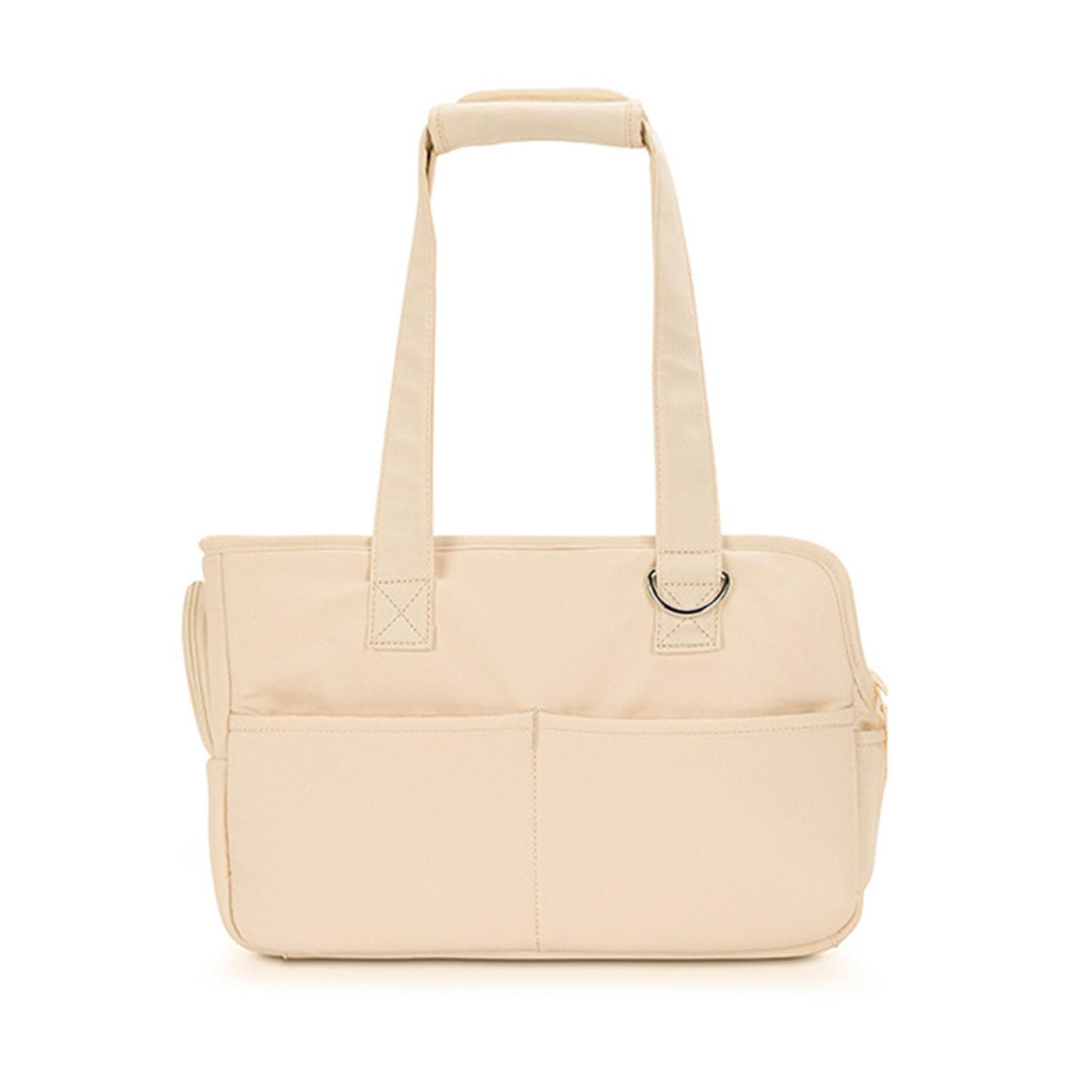 Dog Carriers for Small Dogs within 4kg with Pillow Large Pockets Cotton Bag Dog Carrier Soft Sided L beige