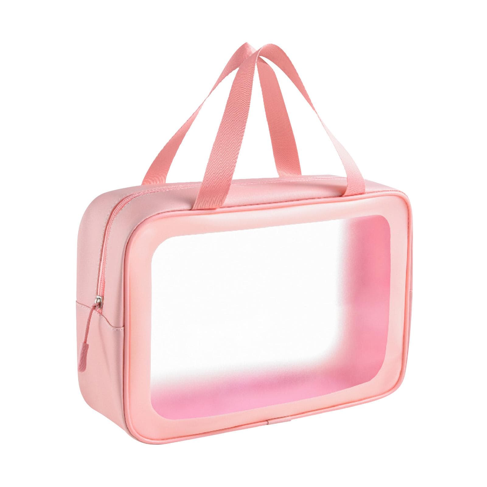 Transparent Makeup Bag Large Capacity PVC Waterproof Portable Toiletry Bag for Travel