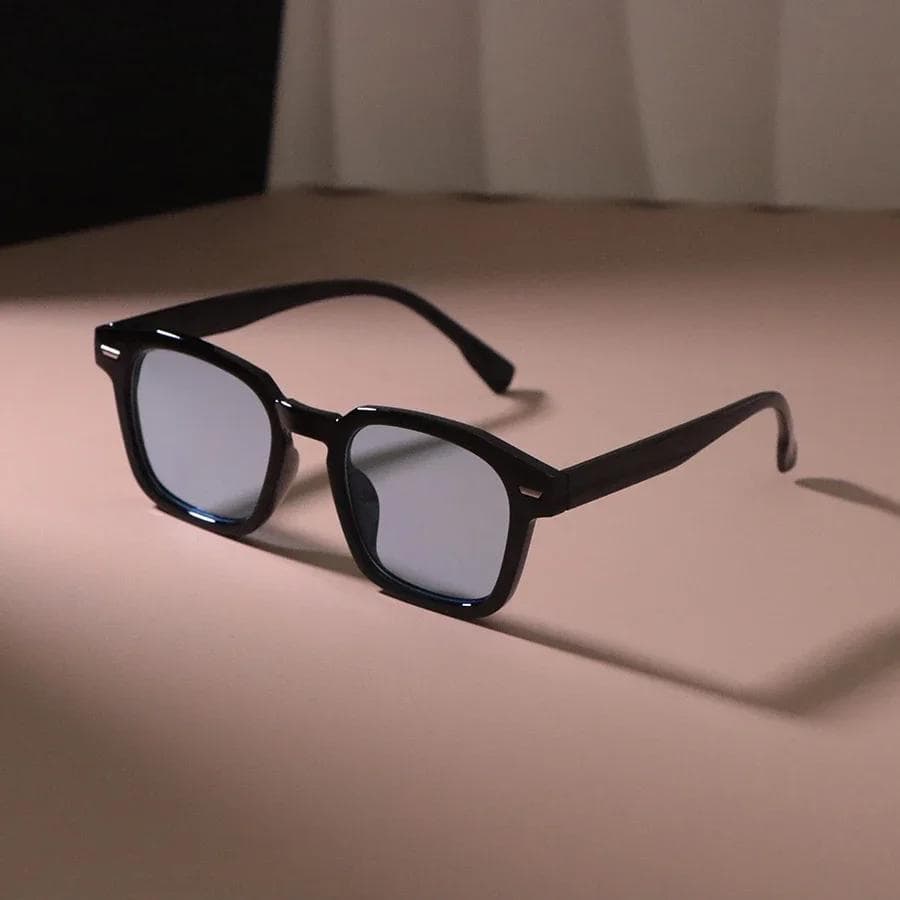 Casual Square Elegant Classic Sunglasses Men Women Fashion Vintage Sun Glasses Male Plain Brand Shades UV Protection Other