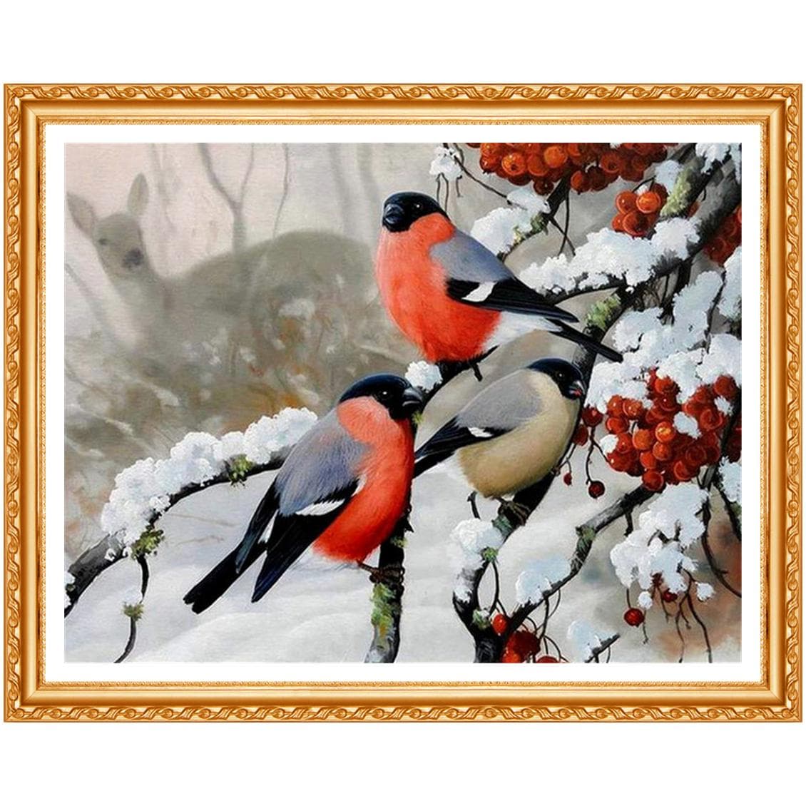 Diamant Painting Animals Bird 5d Diy Diamond Painting Full Round Pictures of Rhinestones Diamond 20X30CM