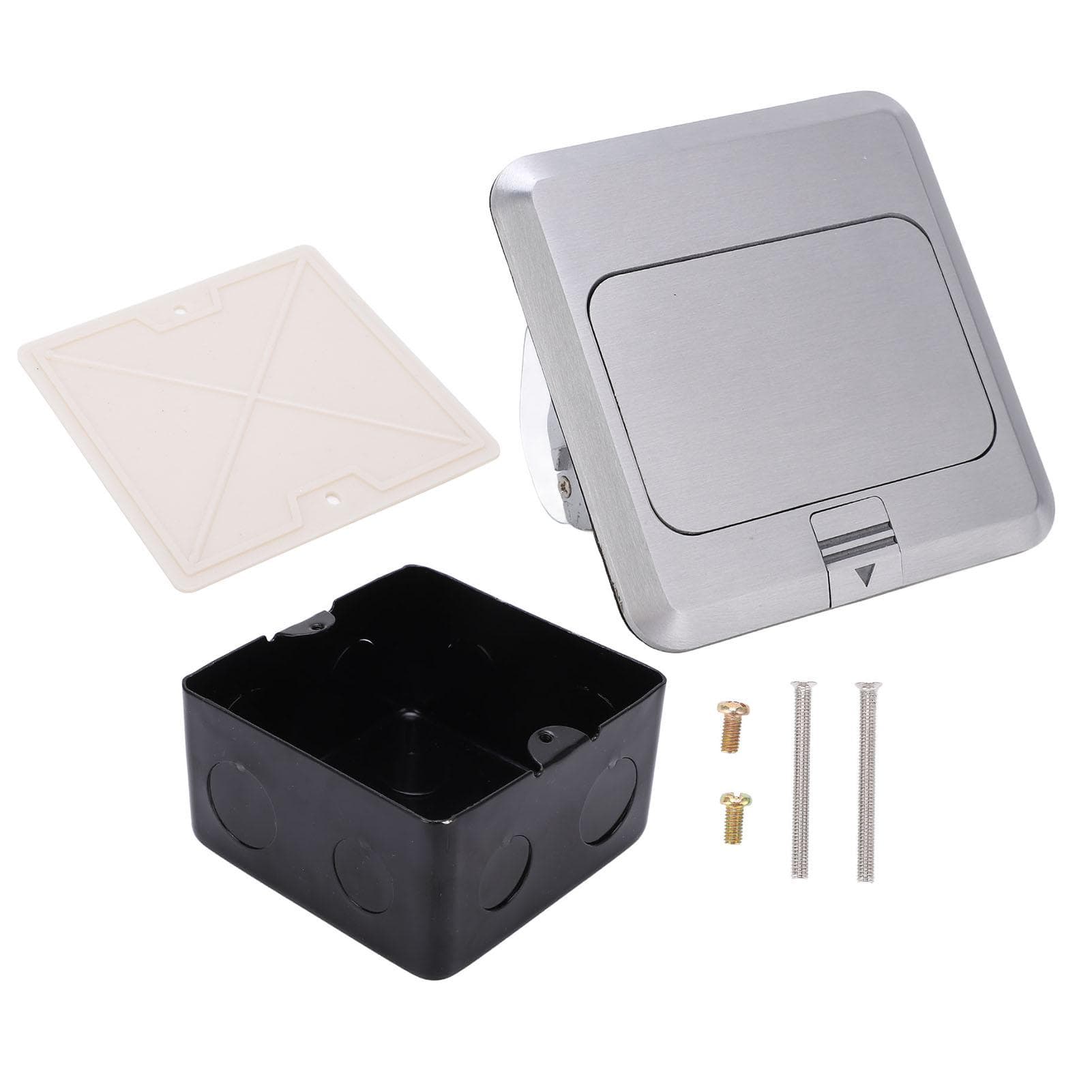 Floor Socket Waterproof Good Sealing Embedded Safe Practical Silver Bounce Floor Socket 250V 16A