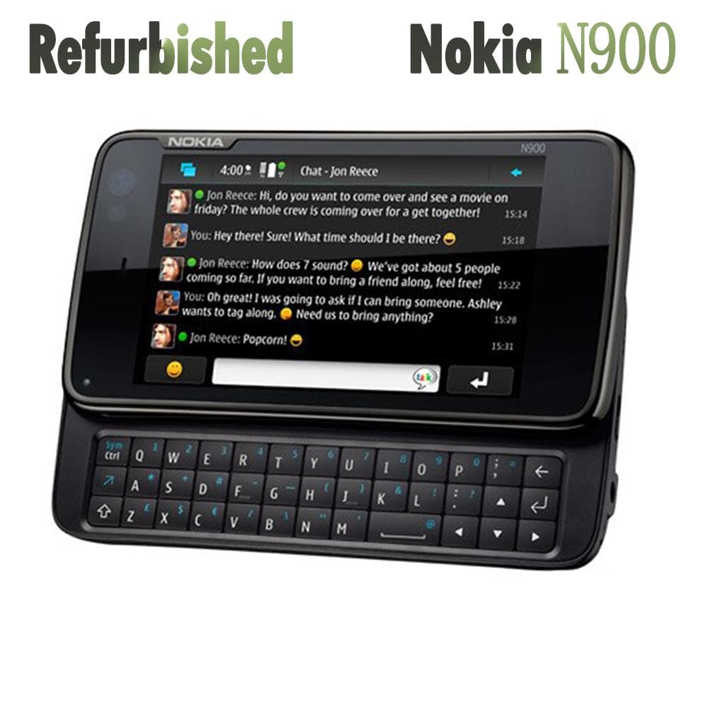 Refurbished Nokia Original Nokia N900 Mobile Phone With 1 SIM Simple Set black