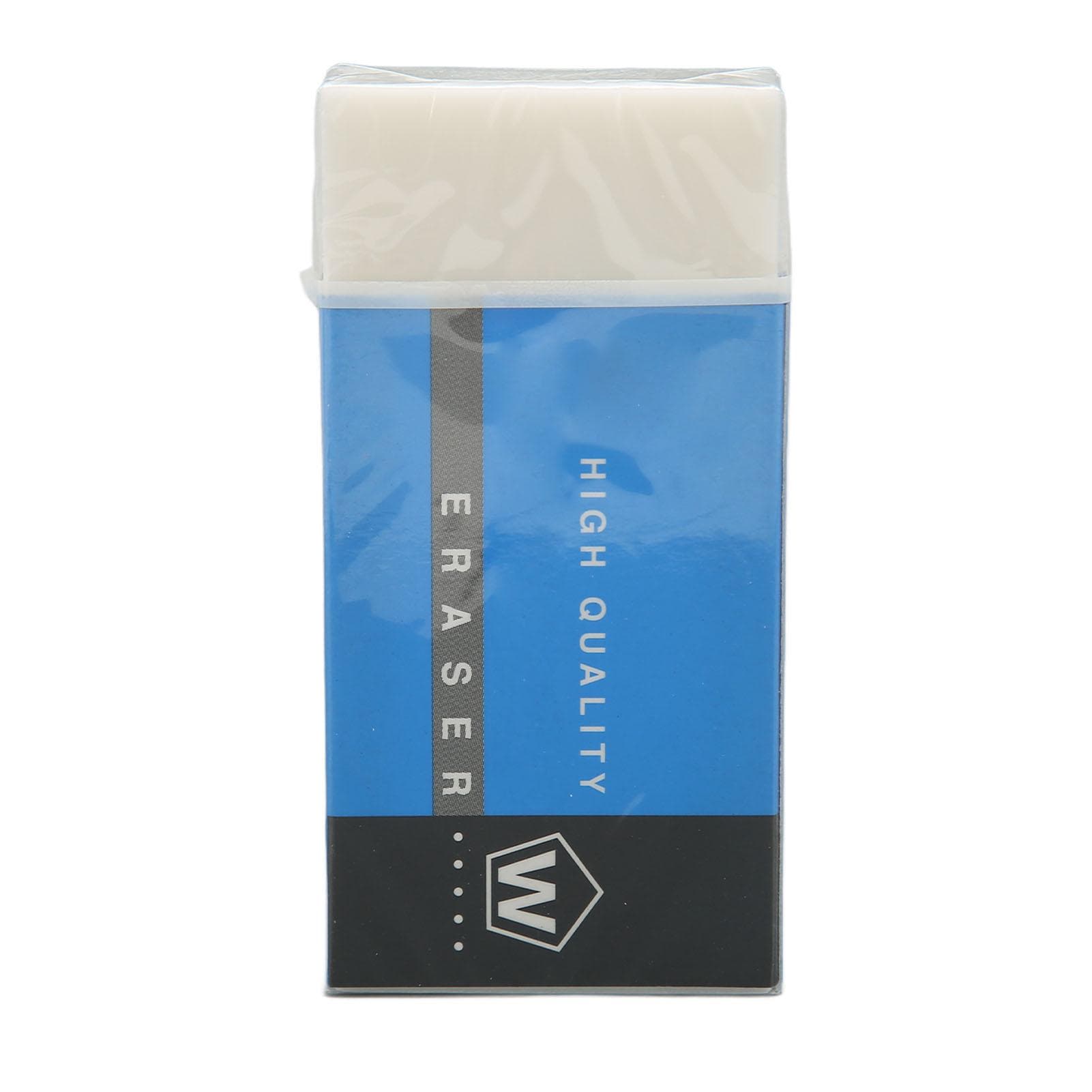 Pencil Eraser 3.1x1.6x0.5in Large White Clean Removal Effort Saving Multi Purpose Office Eraser for