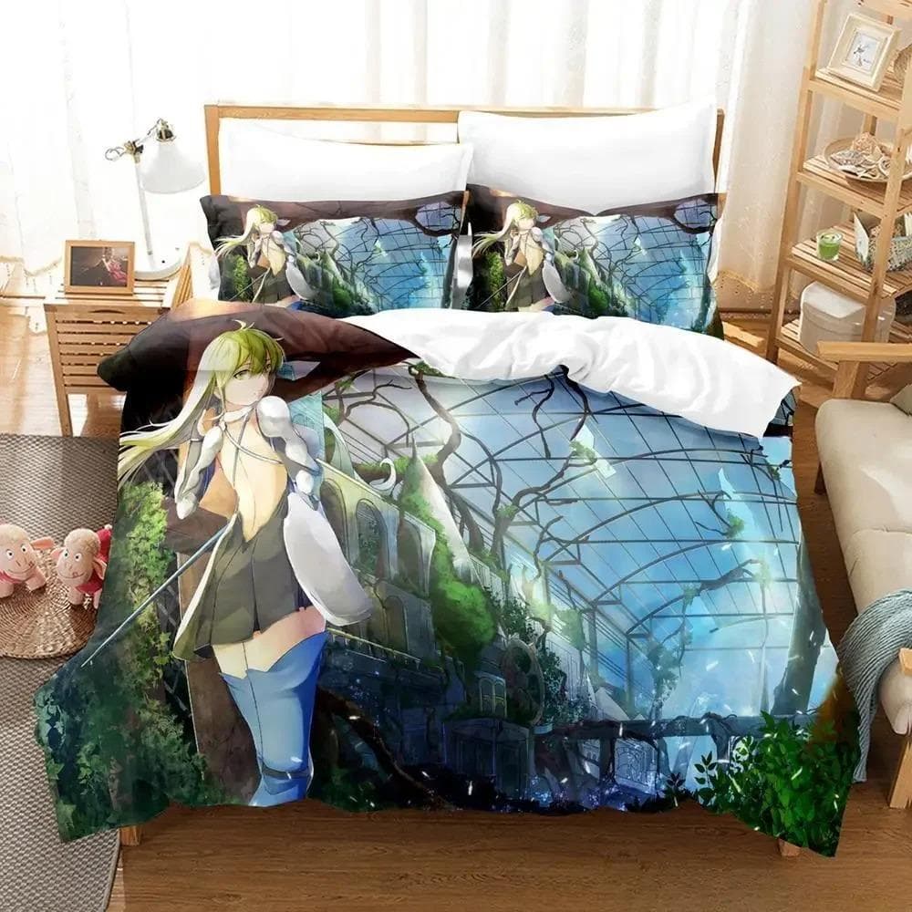 New Is It Wrong to Try to Pick Up Girls in a Dungeon IV Part Bedding Set Anime three-piece set Adult Kid Bedroom Duvetcover Sets 70x133cm 2pcs