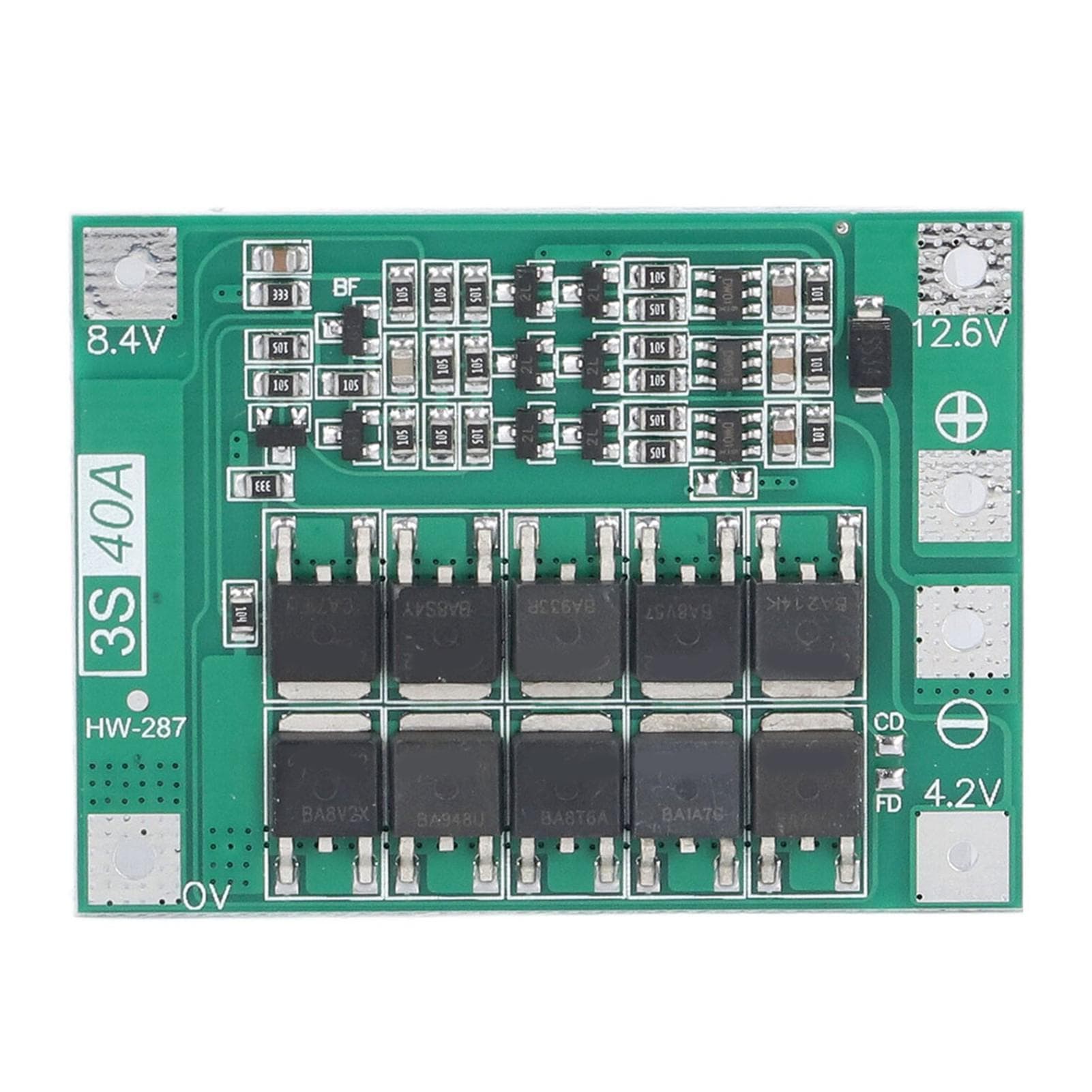 3S 40A Battery Protection Board 18650 Lithium Cell Balanced Charging Module 12.6V?13.6V