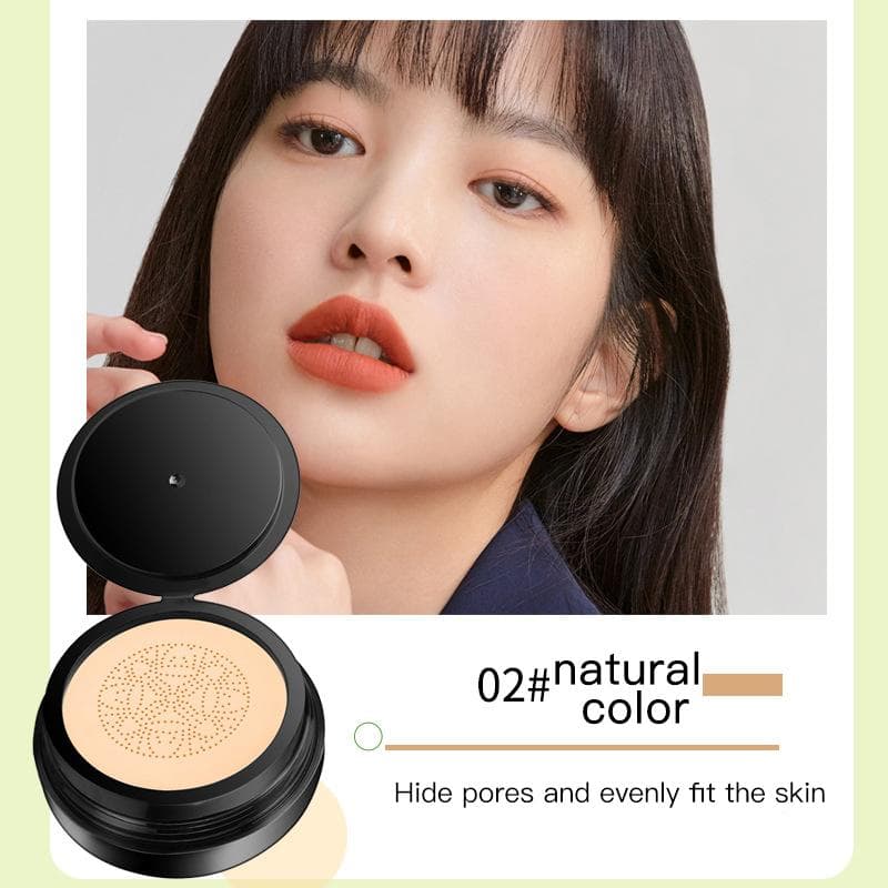 Hot Snail Collagen Air Cushion BB CC Cream Mushroom Head Brightening Moisturizing Concealer Waterproof Foundation Cosmetic Makeup 02 Natural