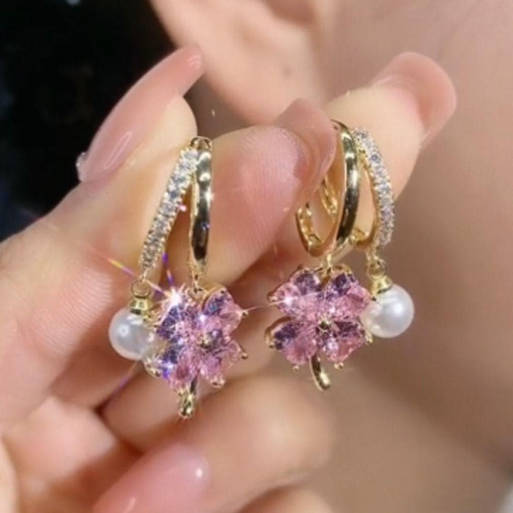 Germanium Earrings Lymphatic Drainage Earrings for Weight Loss Lymphatic Magnetotherapy Earrings purple
