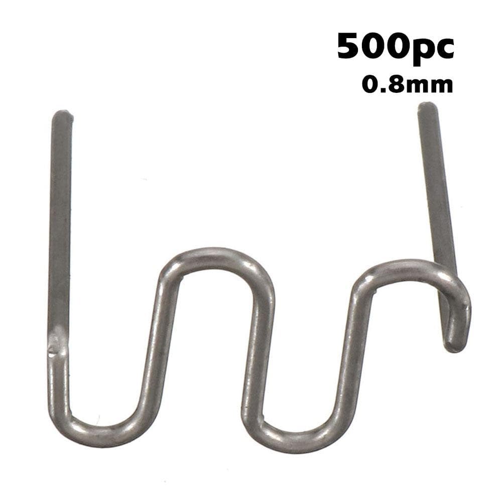 500pcs Car Bumpers Plastic Welding Machine Welding Wire Plastic Welders Studs Appearance Repairing 0.8mm big waves