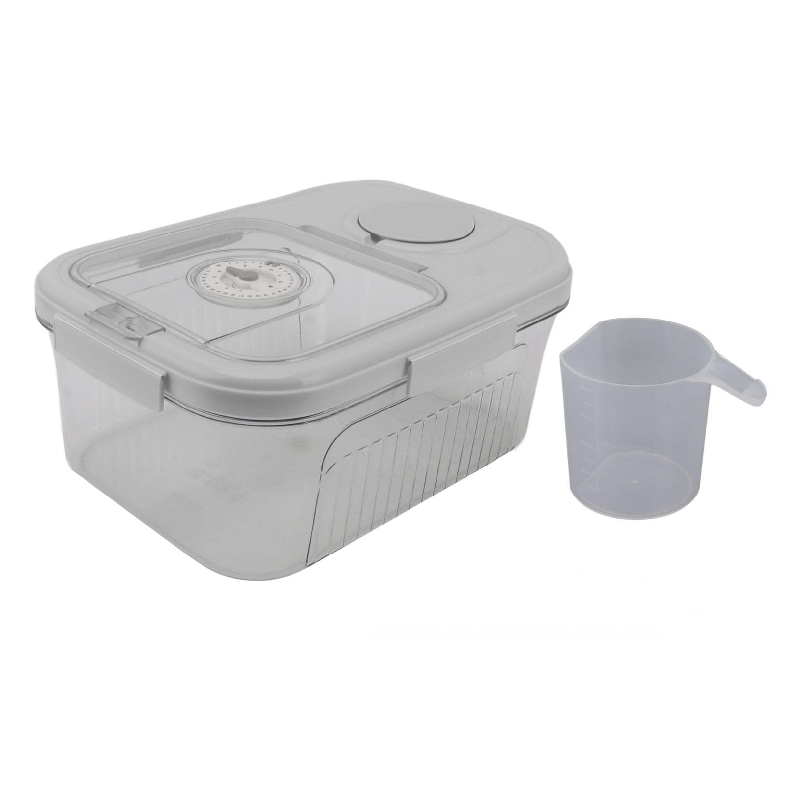 Rice Container Kitchen Dry Food Rice Storage Box Airtight Rice Dispenser Rice Storage Bin Household