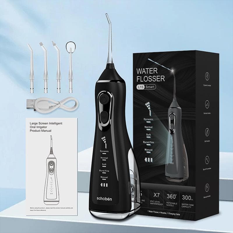 Household Electric Pulse Scrubber, Convenient Tooth Beauty Instrument, Water Dental Floss, Calculus Removal, Tooth Flusher, Oral Care