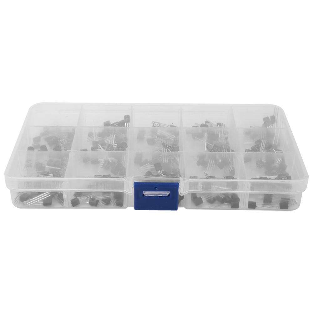 300Pcs 15 Triode Assorted Kit Transistor Assortment DIY Kit TO92 S9012 S9013 S9014 S8050 S8550