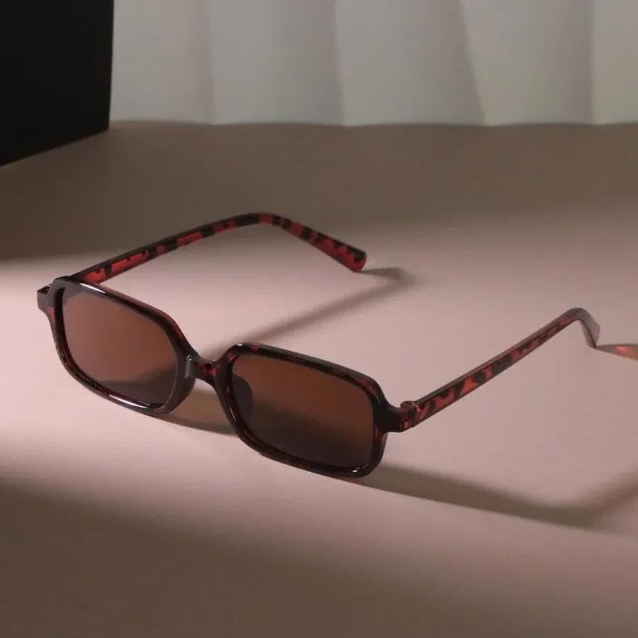 Stylish Square Sunglasses Women Men Vintage Mirror Lens Sun Glasses Fashion Colors UV Protection Oculos De Sol Other