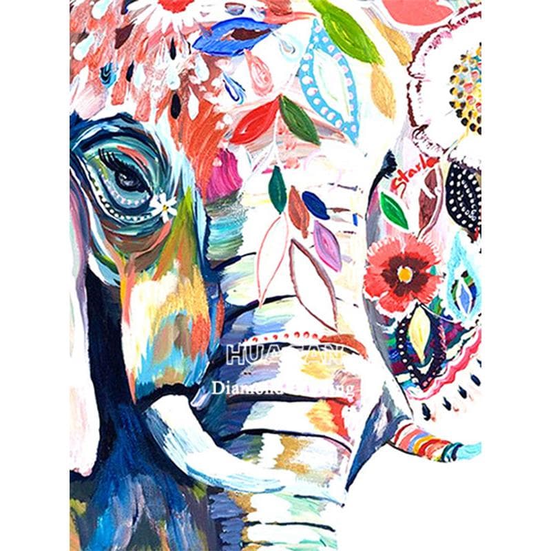 5D DIY Diamond Painting African elephant Embroidery Cross Stitch 5D Home Decor 20X30CM