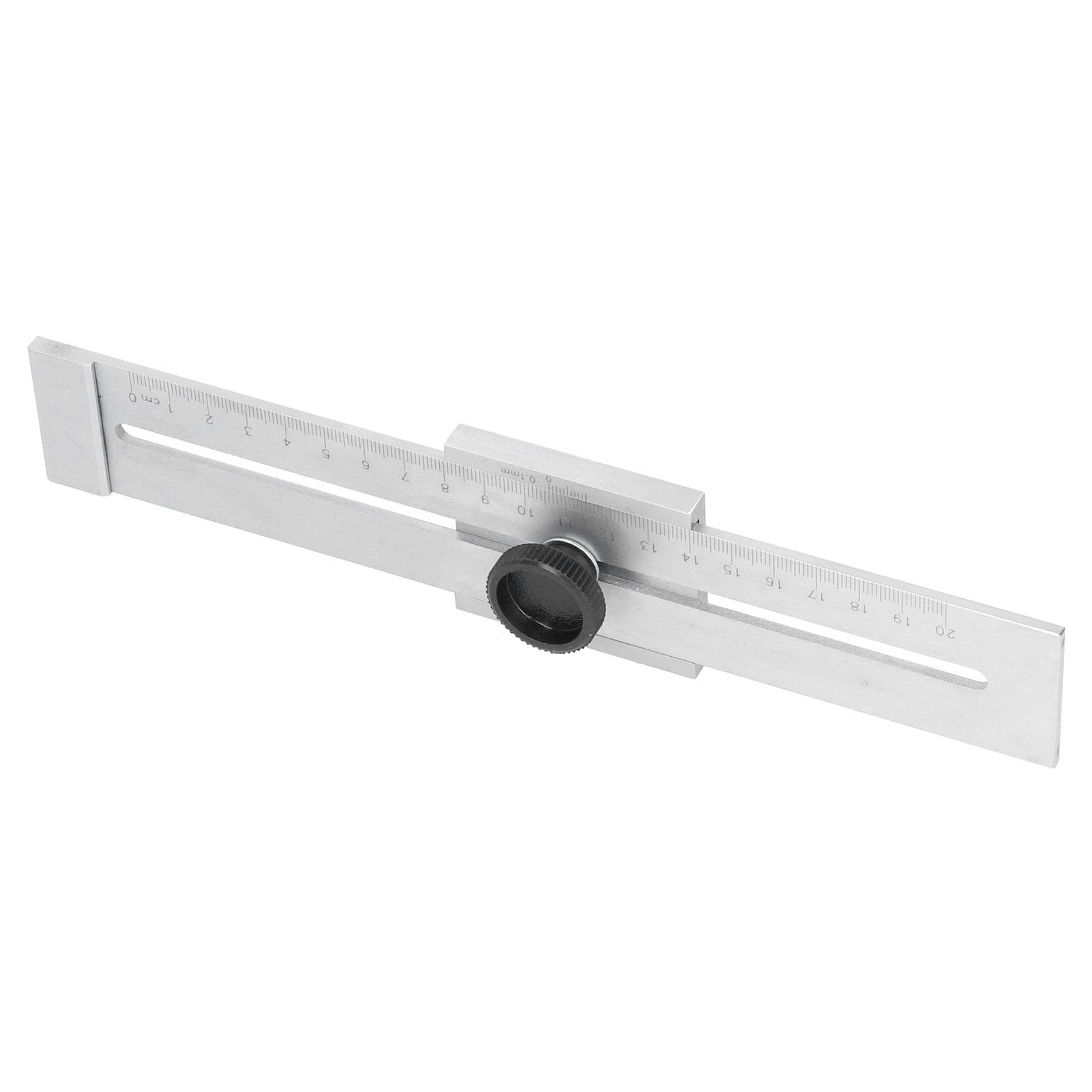 Sliding Line Ruler Accuracy Scribing Woodworking Parallel Carbon Steel Measuring Tool300mm
